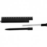 Linijka wielofunkcyjna MANILA - czarny