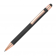 Długopis metalowy touch pen soft touch MIRAMAR - ciemnoszary