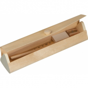 Zestaw piśmienny w piórniku TERESINA - beżowy