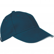 Czapka z daszkiem 6 paneli SAN FRANCISCO - turkusowy