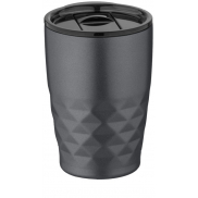 Kubek termiczny Geo 350 ml z izolacją próżniowo miedzianą, szary