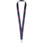 Smycz Impey z wygodnym klipsem, niebieski