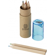 6-elementowy zestaw kredek Kram, niebieski