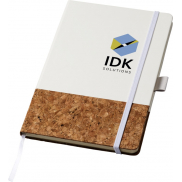 Notes A5 Evora z poliuretanu Thermo i korka, biały