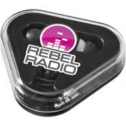 Słuchawki douszne Rebel, czarny, biały