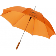 Parasol automatyczny Lisa 23'' z drewnianą rączką, pomarańczowy