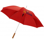 Parasol automatyczny Lisa 23'' z drewnianą rączką, czerwony
