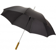 Parasol automatyczny Lisa 23'' z drewnianą rączką, czarny