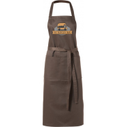 Fartuch Viera z 2 kieszeniami, brazowy