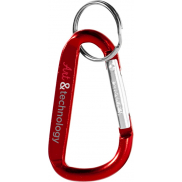 Brelok z karabińczykiem Timor, czerwony