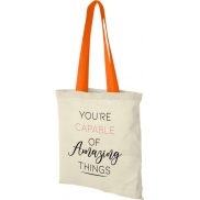 Torba bawełniana Nevada 100 g/m², piasek pustyni, pomarańczowy