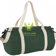 Bawełniana torba sportowa Barrel, zielony