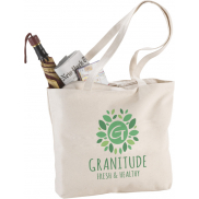 Zapinana na suwak torba na zakupy Ningbo 320 g/m², piasek pustyni