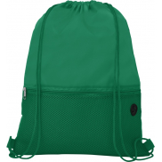 Siateczkowy plecak Oriole ściągany sznurkiem, zielony