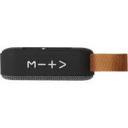 Materiałowy głośnik Bluetooth® Fashion, szary