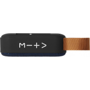 Materiałowy głośnik Bluetooth® Fashion, niebieski