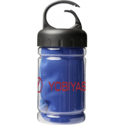 Ręcznik chłodzący Remy w pojemniku, niebieski