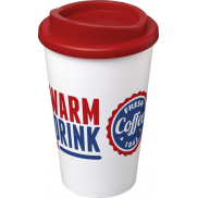 Kubek termiczny z serii Americano® o pojemności 350 ml, biały, czerwony