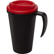 Kubek termiczny z serii Americano® Grande o pojemności 350 ml, czarny, czerwony