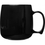 Kubek Classic wykonany z tworzywa sztucznego o pojemności 300 ml, czarny