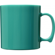 Kubek Standard wykonany z tworzywa sztucznego o pojemności 300 ml, niebieski