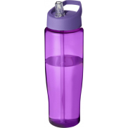 Bidon H2O Tempo® o pojemności 700 ml z wieczkiem z słomką, fioletowy