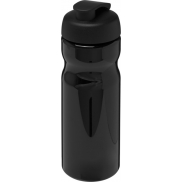 Bidon H2O Base® o pojemności 650 ml z wieczkiem zaciskowym, czarny