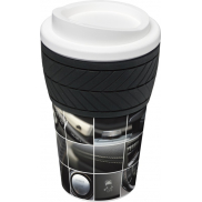 Kubek termiczny z serii Brite-Americano® tyre o pojemności 350 ml, biały