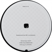 Podkładka okrągła Brite-Mat®, czarny