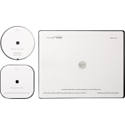 Podkładka pod mysz Brite-Mat® w zestawie z podkładkami pod kubek combo 1, czarny