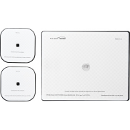 Podkładka pod mysz Brite-Mat® i zestaw podkładek pod naczynia combo 3, czarny