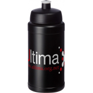 Bidon Baseline® Plus o pojemności 500 ml z wieczkiem sportowym, czarny