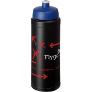 Bidon Baseline® Plus o pojemności 750 ml z wieczkiem sportowym, czarny, niebieski