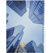 Zeszyt w formacie A5 Wire-o w twardej okładce, biały