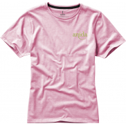 Damski t-shirt Nanaimo z krótkim rękawem, l, różowy