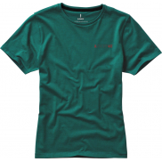 Damski t-shirt Nanaimo z krótkim rękawem, l, zielony