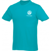 Męski T-shirt z krótkim rękawem Heros, m, niebieski
