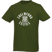 Męski T-shirt z krótkim rękawem Heros, xxl, zielony