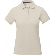 Damskie polo Calgary z krótkim rękawem, m, piasek pustyni