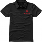 Męskie polo Markham z krótkim rękawem ze stretchu, 3xl, szary