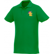Helios - koszulka męska polo z krótkim rękawem, m, zielony