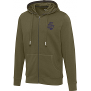 Męska rozpinana bluza z kapturem Arora, 3xl, zielony