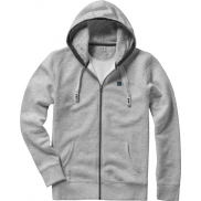 Męska rozpinana bluza z kapturem Arora, xl, szary