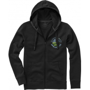 Męska rozpinana bluza z kapturem Arora, l, czarny