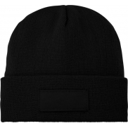 Czapka typu beanie Boreas z naszywką, czarny