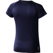 Damski T-shirt Niagara z krótkim rękawem z dzianiny Cool Fit odprowadzającej wilgoć, m, niebieski