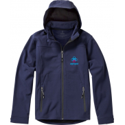 Męska kurtka softshell Langley, xl, niebieski