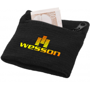 Frotka pochłaniająca pot Brisky z kieszonką na zamek, czarny