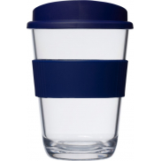 Kubek Americano® Cortado o pojemności 300 ml z uchwytem, niebieski