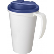 Americano® Grande 350 ml mug with spill-proof lid, biały, niebieski